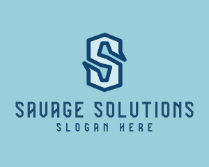 Generic Comic Letter S logo design