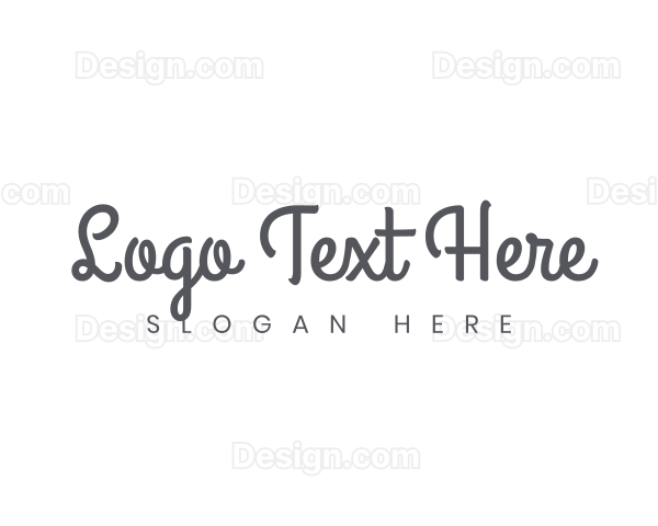 Generic Script Business Logo