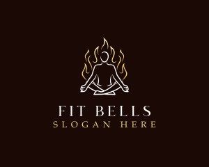 Yoga Fitness Meditation logo design