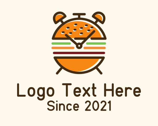 Cheeseburger logo example 2