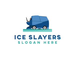 Ice Resurfacer Machine logo design