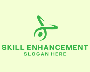 Green Yoga Instructor logo