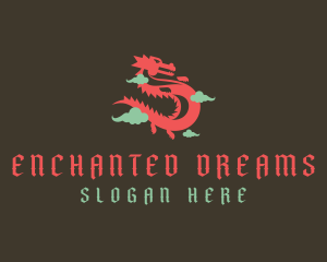Medieval Fantasy Dragon logo