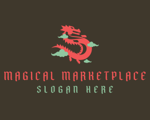 Medieval Fantasy Dragon logo