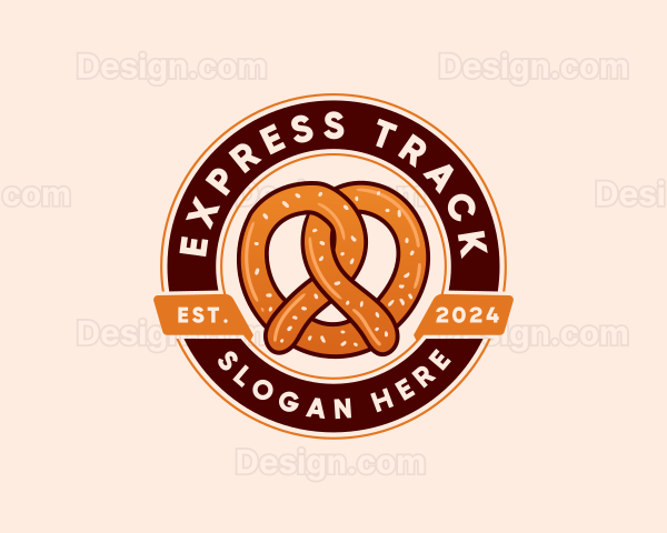 Pretzel Baking Pastry Logo