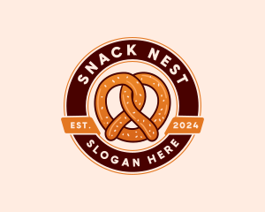 Pretzel Baking Pastry logo design