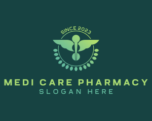 Medical Caduceus Pharmacy logo design