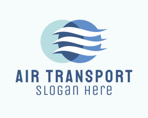 Wind Airflow Cooling  logo design