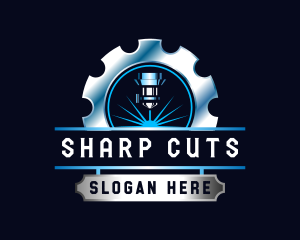 Laser Gear Engraving logo design