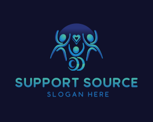 Wheelchair Support Disability logo