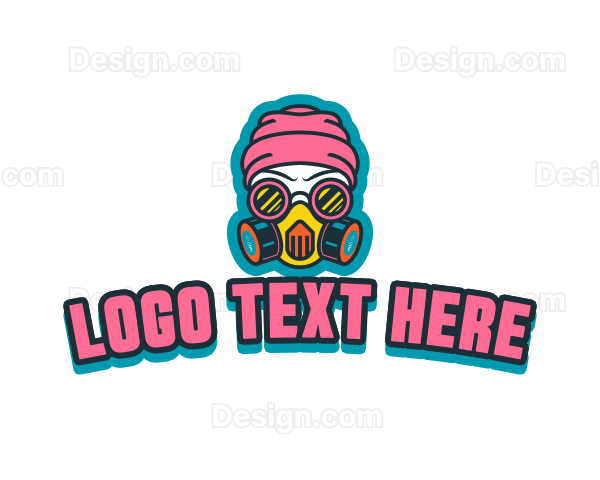 Graffiti Artist Character Logo