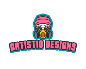 Graffiti Artist Character logo design