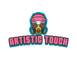 Graffiti Artist Character logo design