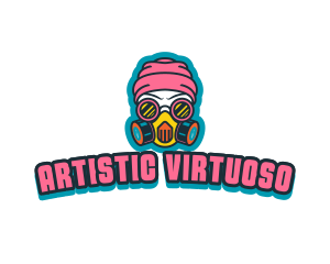 Graffiti Artist Character logo design