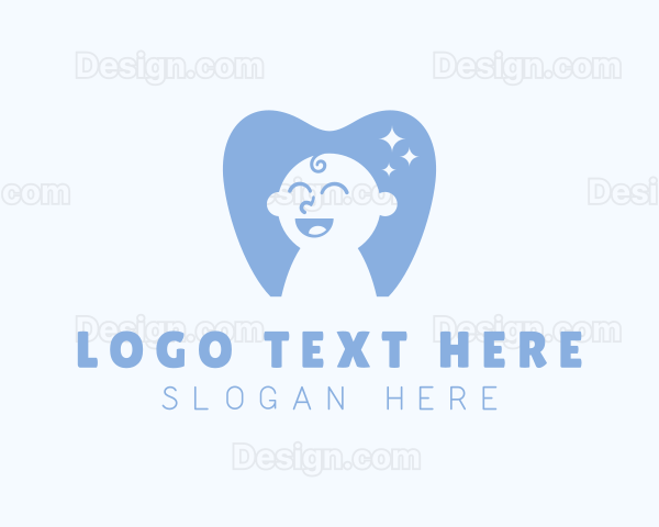 Child Tooth Dentistry Logo