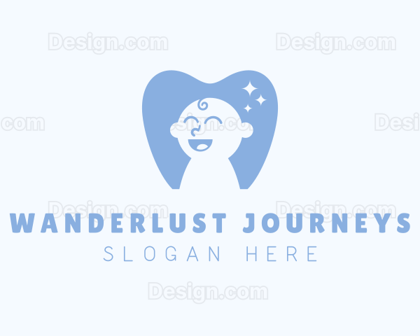 Child Tooth Dentistry Logo