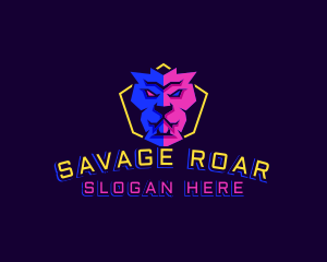 Safari Lion Gaming logo design