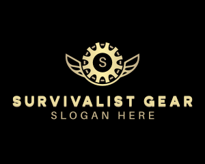 Industrial Gear Mechanic logo design