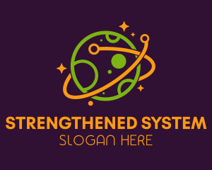 Space Galactic Technology logo design