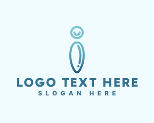 Creative Human Letter I logo