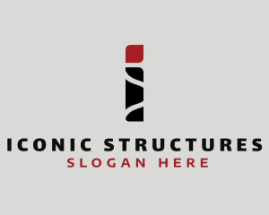 Structure Designer Letter I logo design