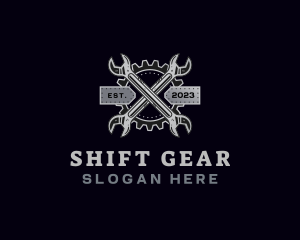 Wrench Gear Repair logo design