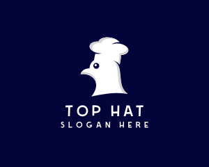 Pigeon Chef Hat  logo design