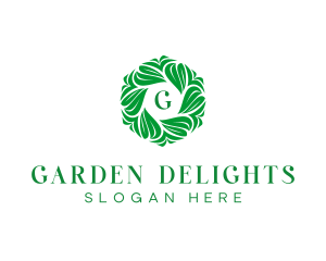 Organic Vegan Garden logo design