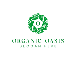 Organic Vegan Garden logo design