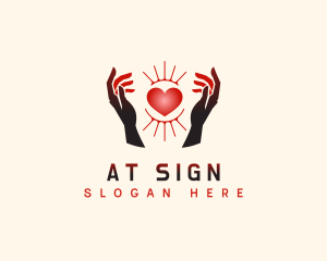 Love Hand Care logo design