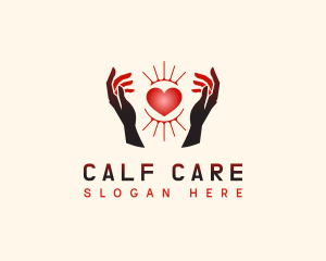 Love Hand Care logo design