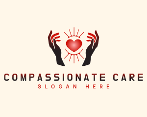 Love Hand Care logo design