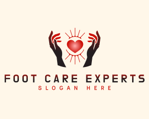 Love Hand Care logo design