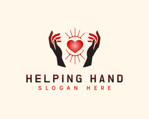 Love Hand Care logo design