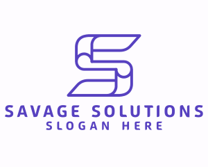 Generic Purple Letter S logo design