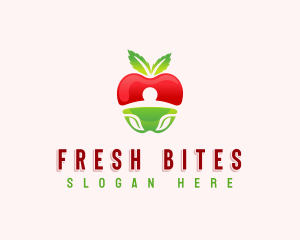 Apple Fresh Fruit logo design