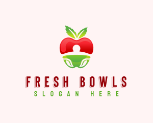 Apple Fresh Fruit logo design