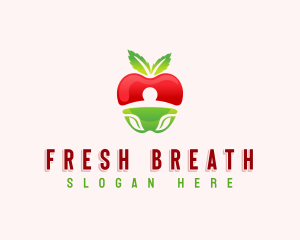 Apple Fresh Fruit logo design