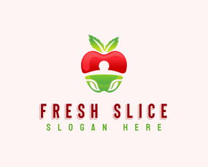 Apple Fresh Fruit logo design