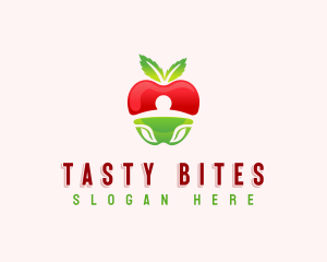 Apple Fresh Fruit logo design