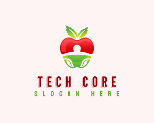 Apple Fresh Fruit logo design