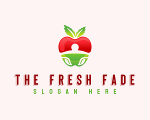 Apple Fresh Fruit logo design