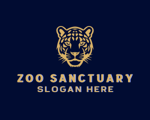 Leopard Wildlife Zoo logo design