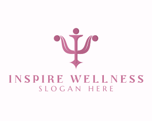 Wellness Psychiatry Counseling logo design