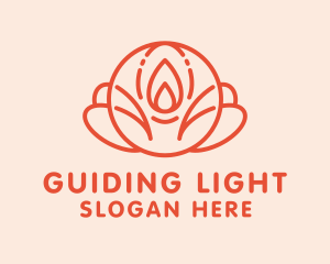 Worship Scented Candle  logo design