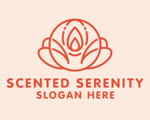 Worship Scented Candle  logo design