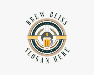 Craft Beer Brewery logo design