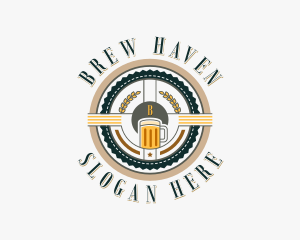 Craft Beer Brewery logo design