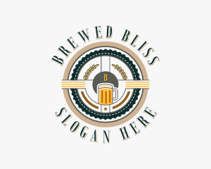 Craft Beer Brewery logo design