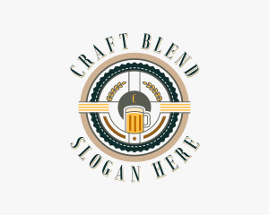 Craft Beer Brewery logo design